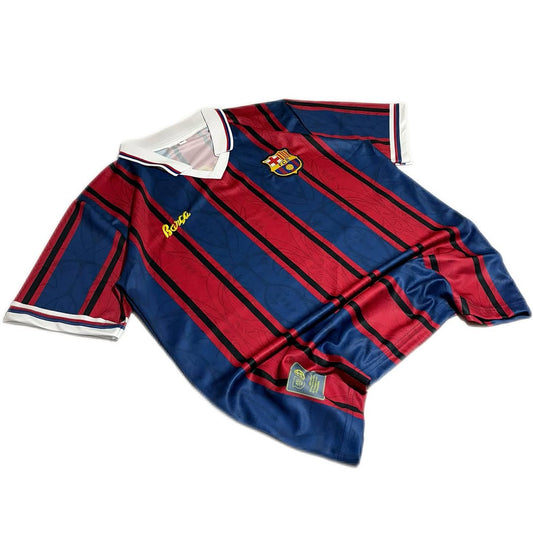 Lionel Messi Barcelona 125 Years Anniversary Jersey | top Embroidered Collared Kit