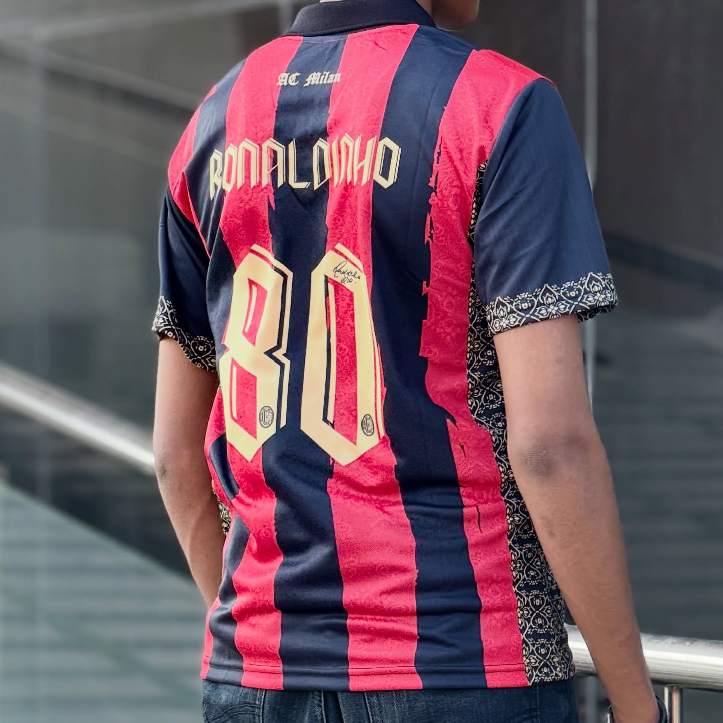 Ronaldinho AC Milan Special Edition Jersey | Collared | top Sublimation