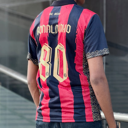 Ronaldinho AC Milan Special Edition Jersey | Collared | top Sublimation