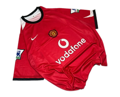 Cristiano Ronaldo Manchester United 2004–06 Retro Kit | top Embroidered | 5 Sleeve