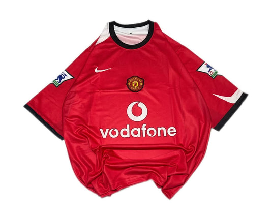 Cristiano Ronaldo Manchester United 2004–06 Retro Kit | top Embroidered | 5 Sleeve