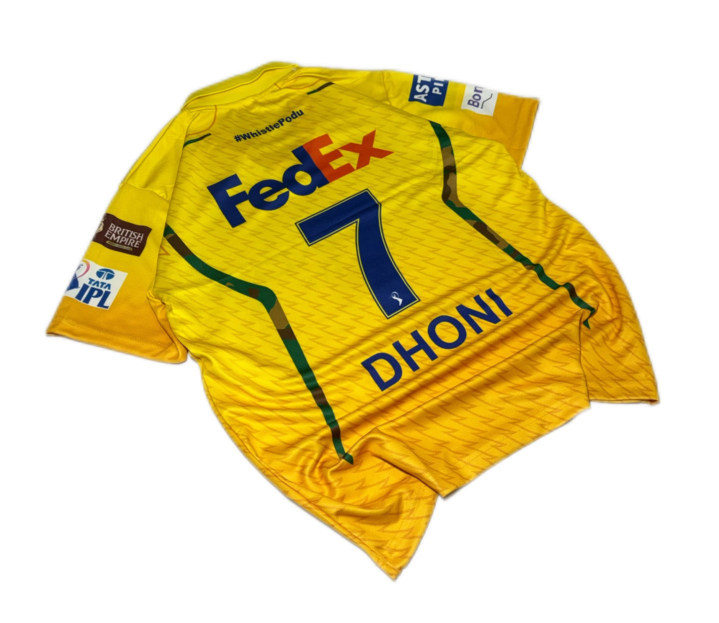 MS Dhoni CSK 2026 Collared Jersey | top Sublimation | M & L