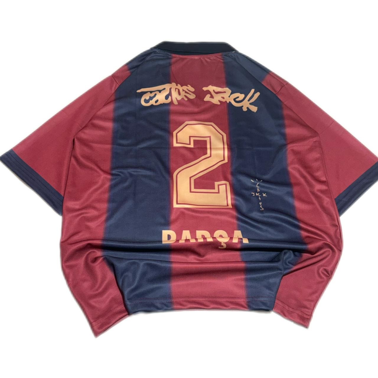 Barcelona Cactus Jack Edition Collared Jersey | 5 Sleeve | Top Sublimation