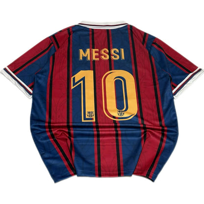 Lionel Messi Barcelona 125 Years Anniversary Jersey | top Embroidered Collared Kit