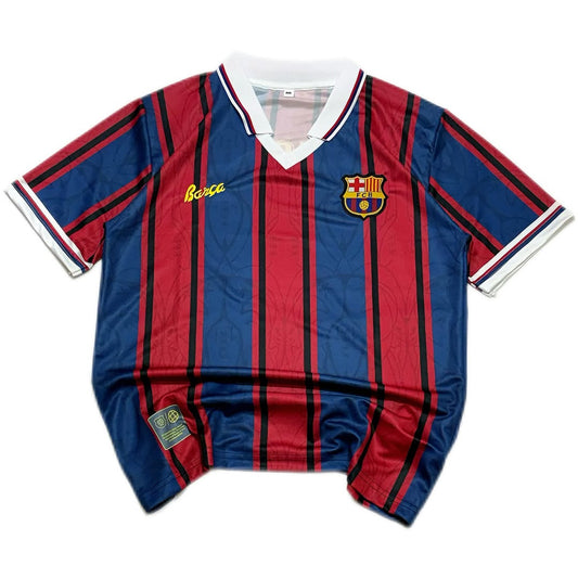Lionel Messi Barcelona 125 Years Anniversary Jersey | top Embroidered Collared Kit