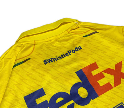 MS Dhoni CSK 2026 Collared Jersey | top Sublimation | M & L