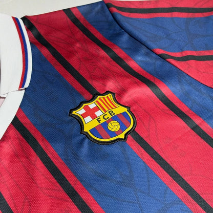 Lionel Messi Barcelona 125 Years Anniversary Jersey | top Embroidered Collared Kit